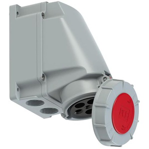 PCE CEE Wandsteckdose 5-polig, 63 A, 400 V, IP67 135-6
