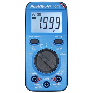 PEAKTECH Multimeter, P 1071, 600 V AC/DC, NCV
