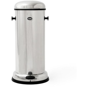 Pedalbehälter Vipp 16 Vipp Edelstahl silber, Designer Holger Nielsen, 60 cm