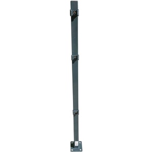 PEDDY SHIELD Zaunpfosten 90 cm Höhe, für Ein- und Doppelstabmatten grau (anthrazit) Zaunpfosten