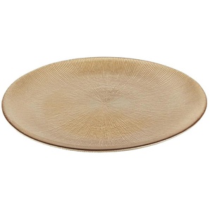 Peill+Putzler Deko-Teller - gold - Glas - 2 cm - 26.0 | Möbel Kraft