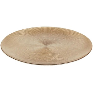 Peill+Putzler Deko-Teller | gold | Glas | 2 cm | 32.7 |