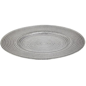 Peill+Putzler Deko-Teller | silber | Glas | 2 cm | 33.0 |
