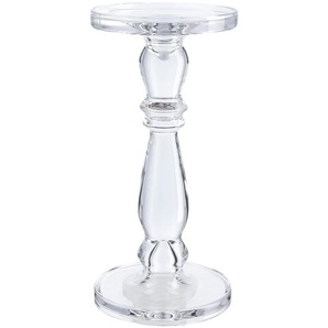 Peill+Putzler Kerzenhalter   ¦ transparent/klar ¦ Glas ¦ Maße (cm): H: 27  Ø: 13