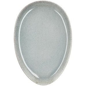 Peill+Putzler Platte oval 35,8 cm  Albero ¦ blau ¦ Porzellan ¦ Maße (cm): B: 25 H: 3,8