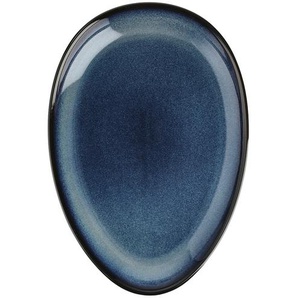 Peill+Putzler Platte oval  Azuro | blau | Porzellan | 18 cm | 3,2 cm |