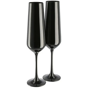Peill+Putzler Sektkelch 200 ml 2er Set 2er-Set Las Vegas | schwarz | 25 cm |