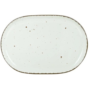 Peill+Putzler Servierplatte 40x 27 cm Siena - weiß - Steinzeug/Steingut - 27 cm | Möbel Kraft