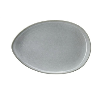 Peill+Putzler Servierplatte Como | grün | Porzellan | 41 cm | 28,5 cm | cm 4,5 |