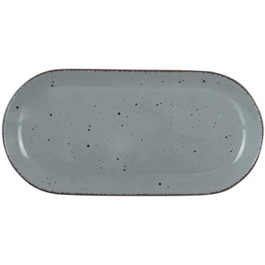 Peill+Putzler Servierplatte, Grau 35,5 cm  Siena | grau | Steinzeug/Steingut | 11 cm |