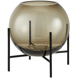 Peill+Putzler Vase | grau | Metall,Glas | 20 cm | 19.0 |