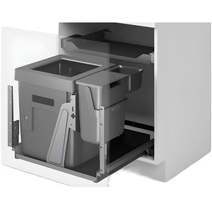 Peka Oeko Complet 40+6+1.2 Liter 200.1660.43 Einbau Abfallsammler Anthrazit