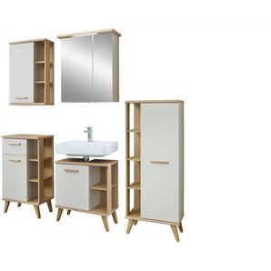 Badmöbel-Set  Dammsee ¦ beige ¦ Maße (cm): B: 161,5 H: 200