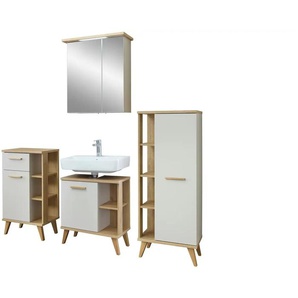 Badmöbel-Set  Dammsee ¦ beige ¦ Maße (cm): B: 161,5 H: 200