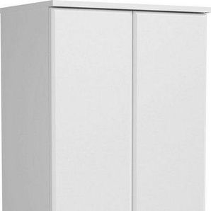 PELIPAL Midischrank Quickset Breite 50 cm, Höhe 136 cm, Glaseinlegeböden, Türdämpfer