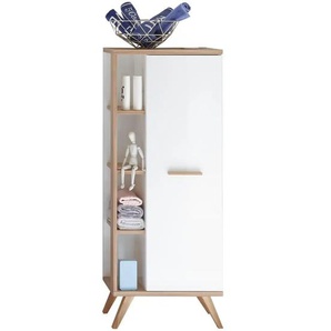 Midischrank  North ¦ weiß ¦ Maße (cm): B: 50,5 H: 128