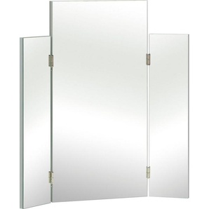 Saphir Spiegel Quickset 955 Spiegel mit seitlichen Klappelementen, 72 cm breit, Flächenspiegel ohne Beleuchtung, Wandspiegel, Schminkspiegel