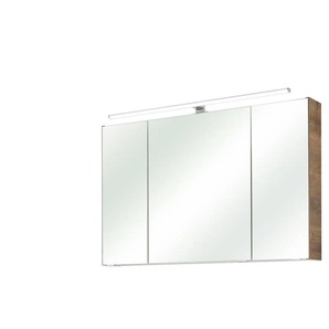 smart Spiegelschrank  Dreieckssee ¦ holzfarben ¦ Maße (cm): B: 105 H: 70