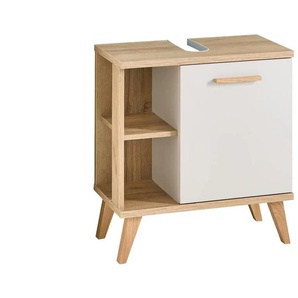 Waschbeckenunterschrank  Dammsee ¦ beige ¦ Maße (cm): B: 60,5 H: 65