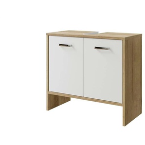 Waschbeckenunterschrank  Dieksee ¦ weiß ¦ Maße (cm): B: 60,6 H: 54,3