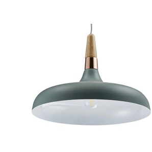 Pendelleuchte 1-flammig softgrün / kupferfarben - grün - Materialmix - 145,5 cm - 34.2 | Möbel Kraft