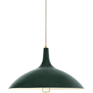 Pendelleuchte 1965 metall grün / Ø 46 cm - Neuauflage des Originals von 1947 - Gubi - Grün