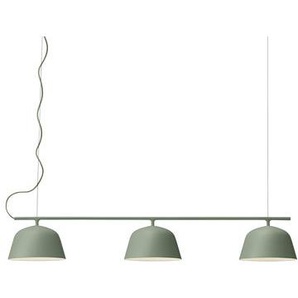 Pendelleuchte Ambit Rail metall grün / L 126 cm - Metall - Muuto - Grün