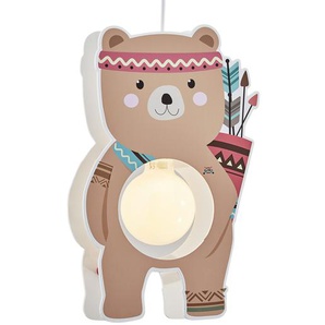 Pendelleuchte  Bär Björn ¦ braun ¦ Maße (cm): B: 30 H: 30 T: 9.0
