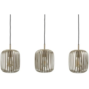 Pendelleuchte - beige - Materialmix - 90 cm - 110 cm - cm 20,0 | Möbel Kraft