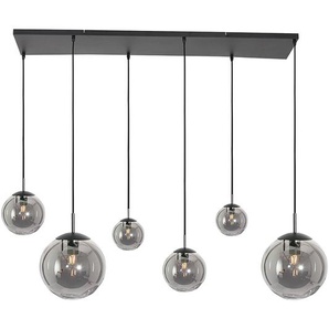 Pendelleuchte Bollique 6-flammig Ø 40cm Schwarz/Schwarz Aluminium, pulverbeschichtet E27