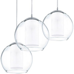 Pendelleuchte II Ø 51cm Durchsichtig Hauptmaterial: Glas Sekundärmaterial: Stahl, verchromt E27