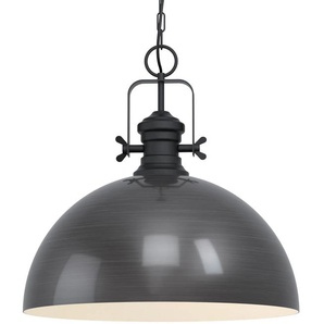 Pendelleuchte EGLO COMBWICH Lampen Gr. 1 flammig, Ø 53 cm, schwarz (schwarz, hellbeige) Pendelleuchten und Hängeleuchten
