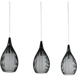 Pendelleuchte EGLO RAZONI Lampen Gr. 3 flammig, Höhe: 110 cm, schwarz (schwarz, weiß) Pendelleuchten und Hängeleuchten