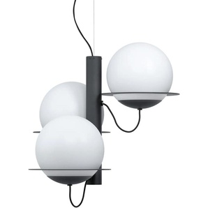 Pendelleuchte EGLO SABALETE Lampen Gr. Ø 46,5 cm, schwarz (schwarz, weiß) Pendelleuchten und Hängeleuchten