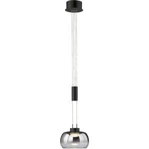 Pendelleuchte FISCHER & HONSEL Arosa Lampen Gr. Ø 22,00 cm, beige (sandschwarz) LED Hängeleuchten und Pendelleuchten langlebige LED, dimmbar