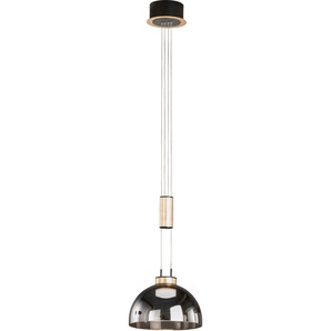 Pendelleuchte FISCHER & HONSEL Avignon Lampen Gr. Ø 25,00 cm, beige (sandschwarz) LED Hängeleuchten und Pendelleuchten langlebige LED, dimmbar