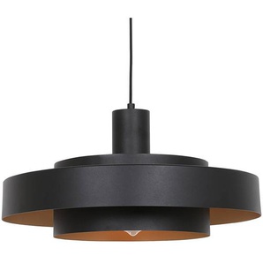 Pendelleuchte Flinter Typ B Ø 50cm Schwarz Baumwollstoff E27