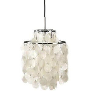 Pendelleuchte Fun 2DM glas weiß Ø 27 cm - Panton 1964 - Verpan - Weiß