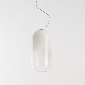Pendelleuchte Gople glas weiß / Glas - H 42 cm - Artemide - Weiß