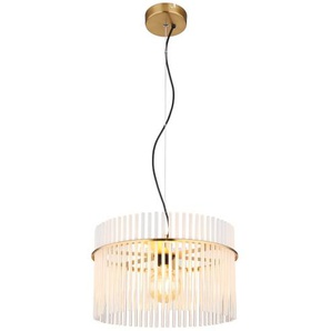 Pendelleuchte Gorley, goldfarbig, 40 cm