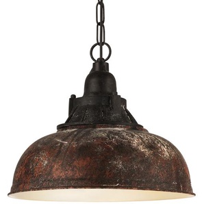 Pendelleuchte V 37 x 110 x 37cm Braun Stahl, lackiert E27