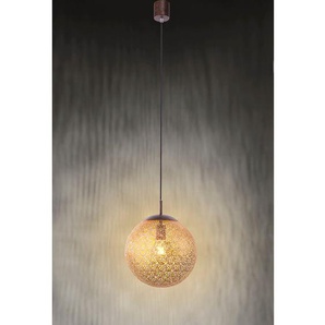 Pendelleuchte Greta II Ø 30cm Braun Material: Metall Metallart: Eisen Oberfläche Metall: Gebürstet E27