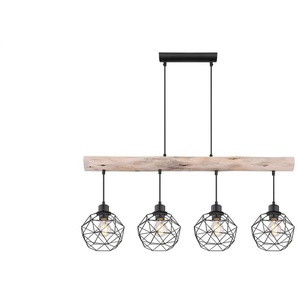 Pendelleuchte   ¦ holzfarben ¦ Maße (cm): B: 18 H: 120