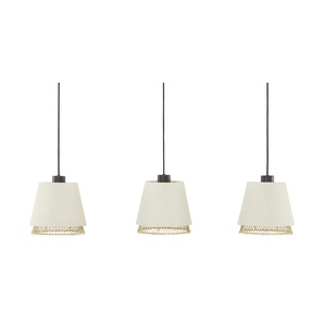 Pendelleuchte - holzfarben - Materialmix - 89 cm - 110 cm - cm 19,0 | Möbel Kraft