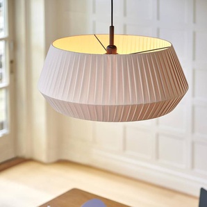 Pendelleuchte I Ø 53cm Beige/Beige Baumwollstoff E27