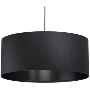 Pendelleuchte II Ø 53cm Schwarz Mischgewebe E27