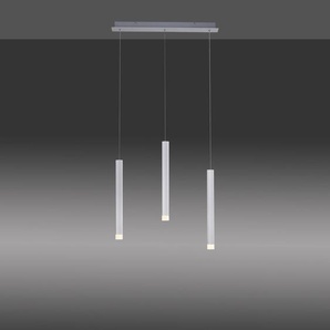 Pendelleuchte JUST LIGHT BRUNO Lampen Gr. Höhe: 120 cm, grau (aluminiumfarben) Pendelleuchten und Hängeleuchten LED
