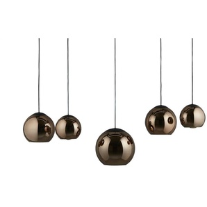 Pendelleuchte - kupfer - Materialmix - 139 cm - 150 cm - cm 39,0 | Möbel Kraft