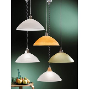 Pendelleuchte Lord Ø 36cm Silber/Braun Material: Glas, Kunststoff E27