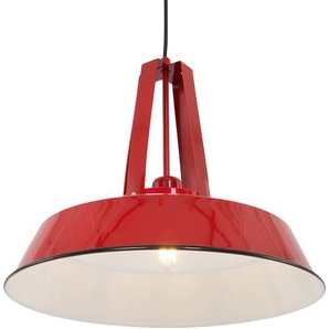 Pendelleuchte Mexlite XV 42 x 200 x 42cm Rot/Rot Material: Metall Metallart: Stahl Oberfläche Metall: Lackiert E27
